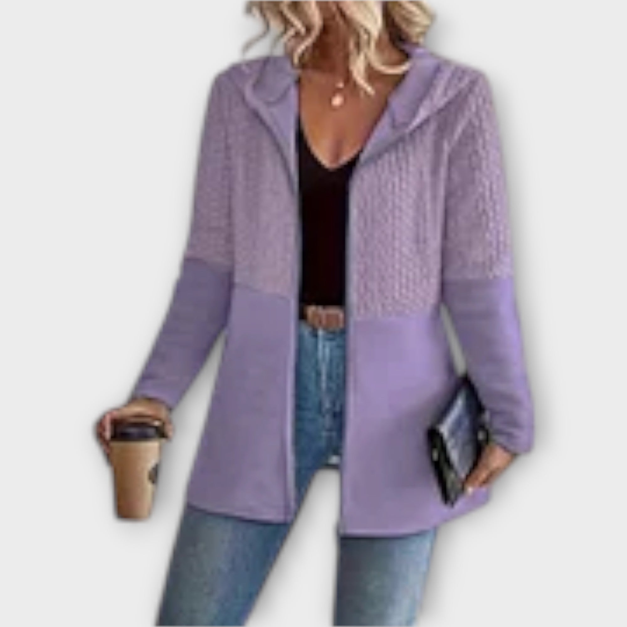 Mariliis | Stylish Jacket with Hood and Modern Details