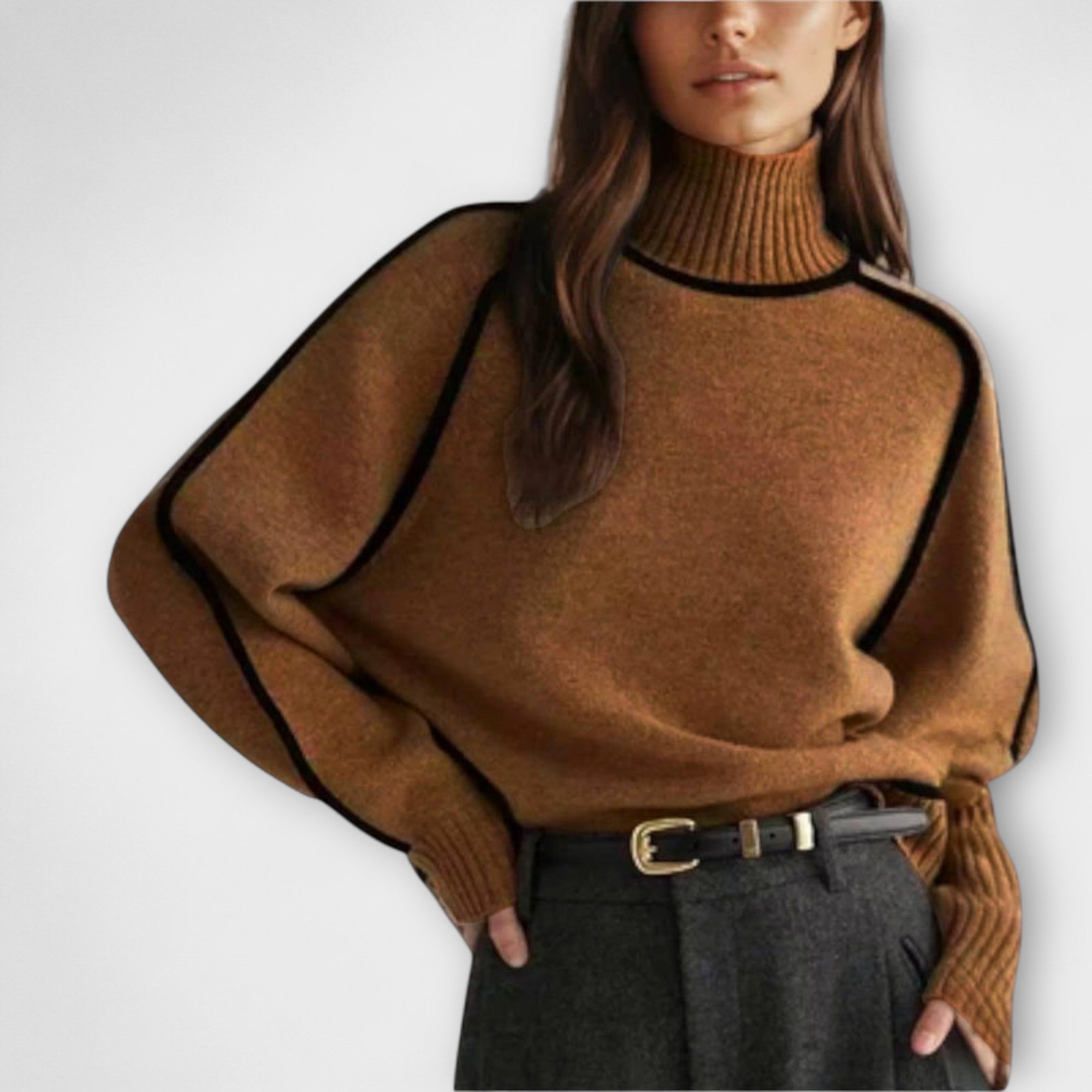 Emilie | Soft and Stylish High Neck Sweater