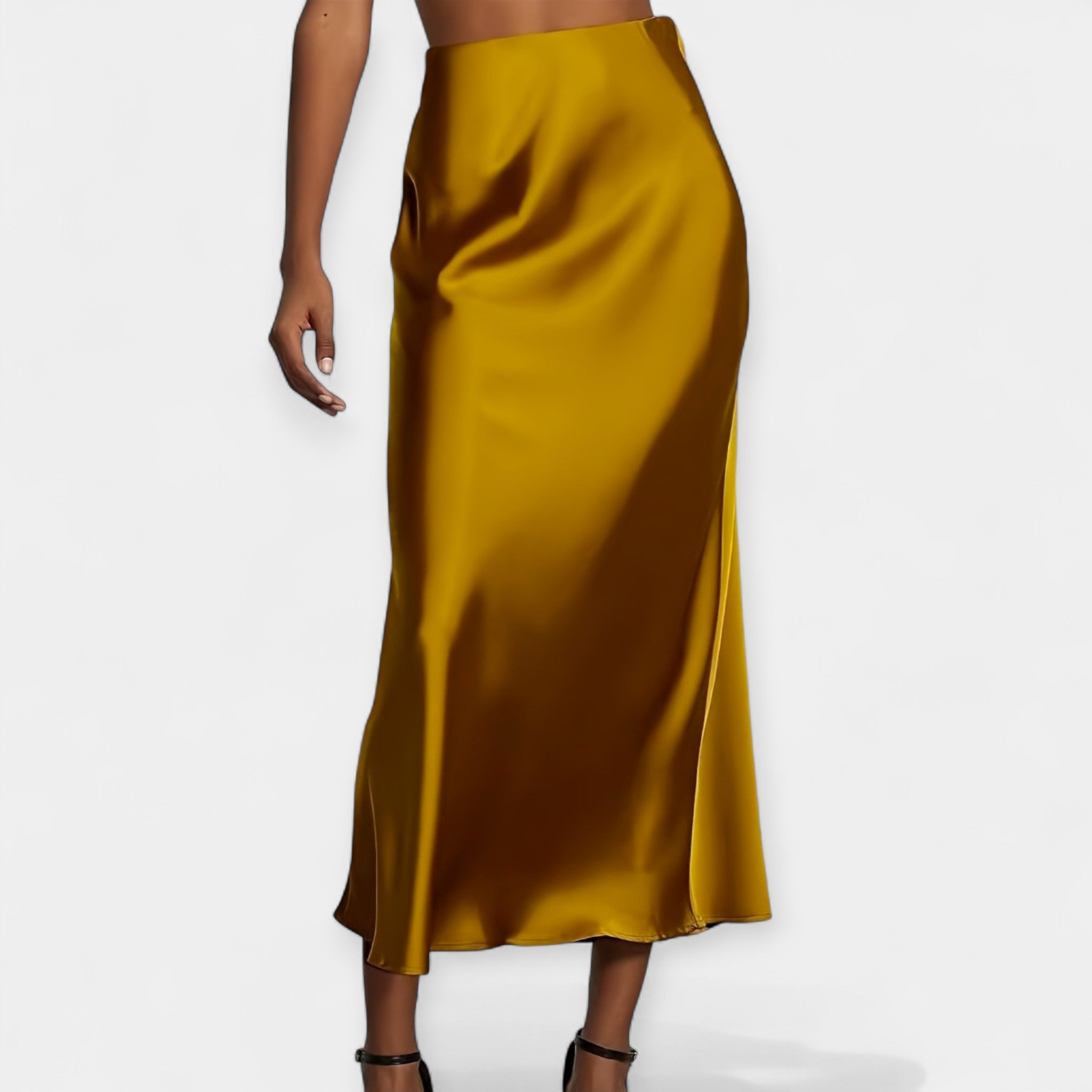 Lorena | High-Waisted Midi Skirt
