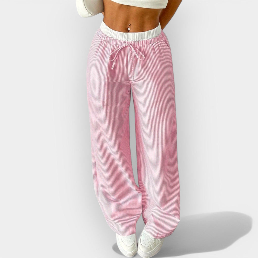 Nerea | Striped Wide Trousers