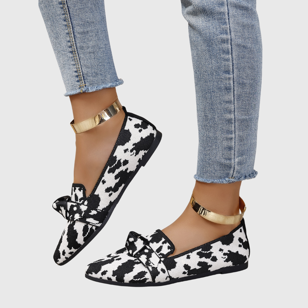 Mabel | Dalmatian Comfortable Loafers