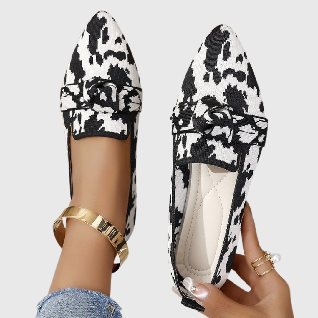 Mabel | Dalmatian Comfortable Loafers