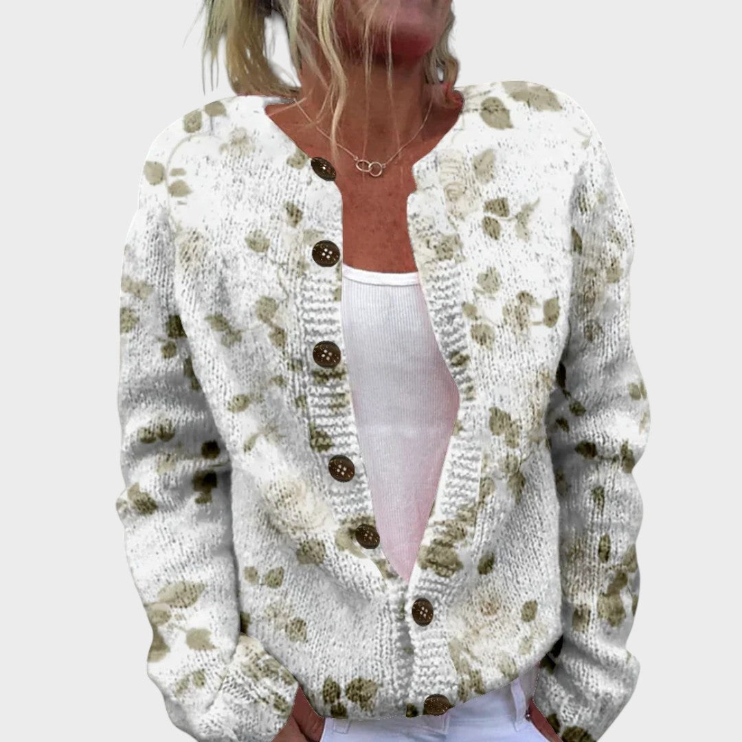 Joana | Autumn Floral Cardigan