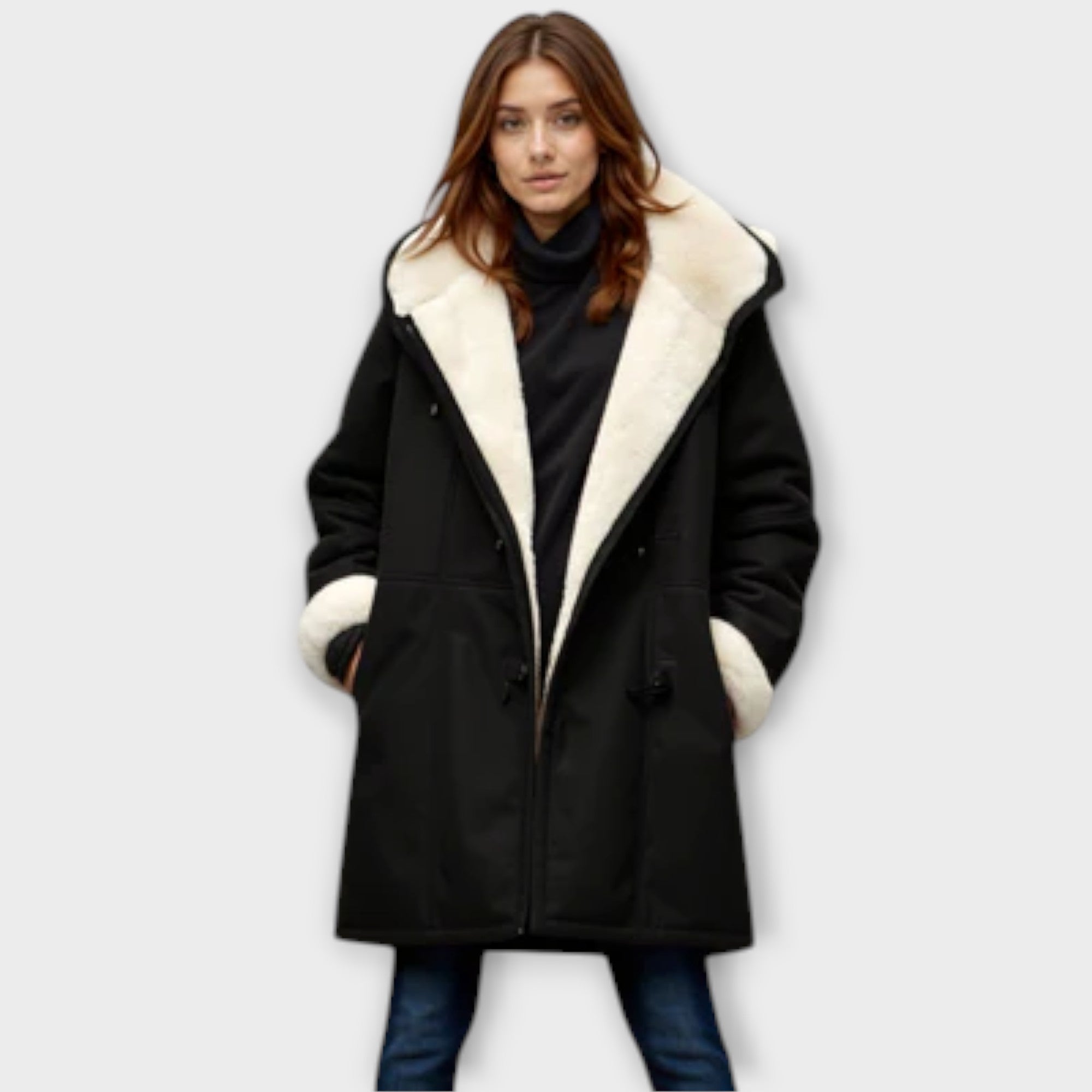 Antonia | Comfortable fleece-lined coat