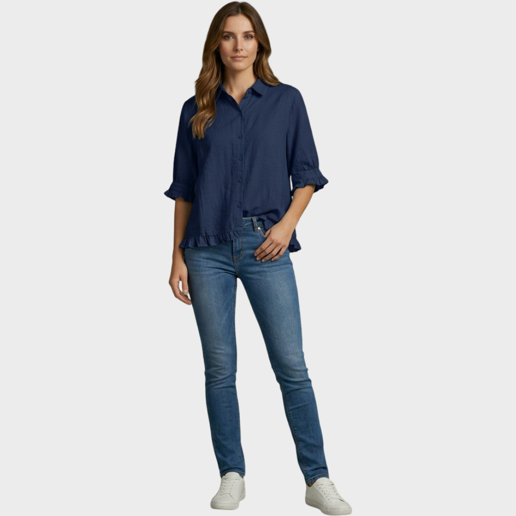 Frieda | Striped Cotton Shirt