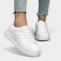 Alisa | White Leather Trainers