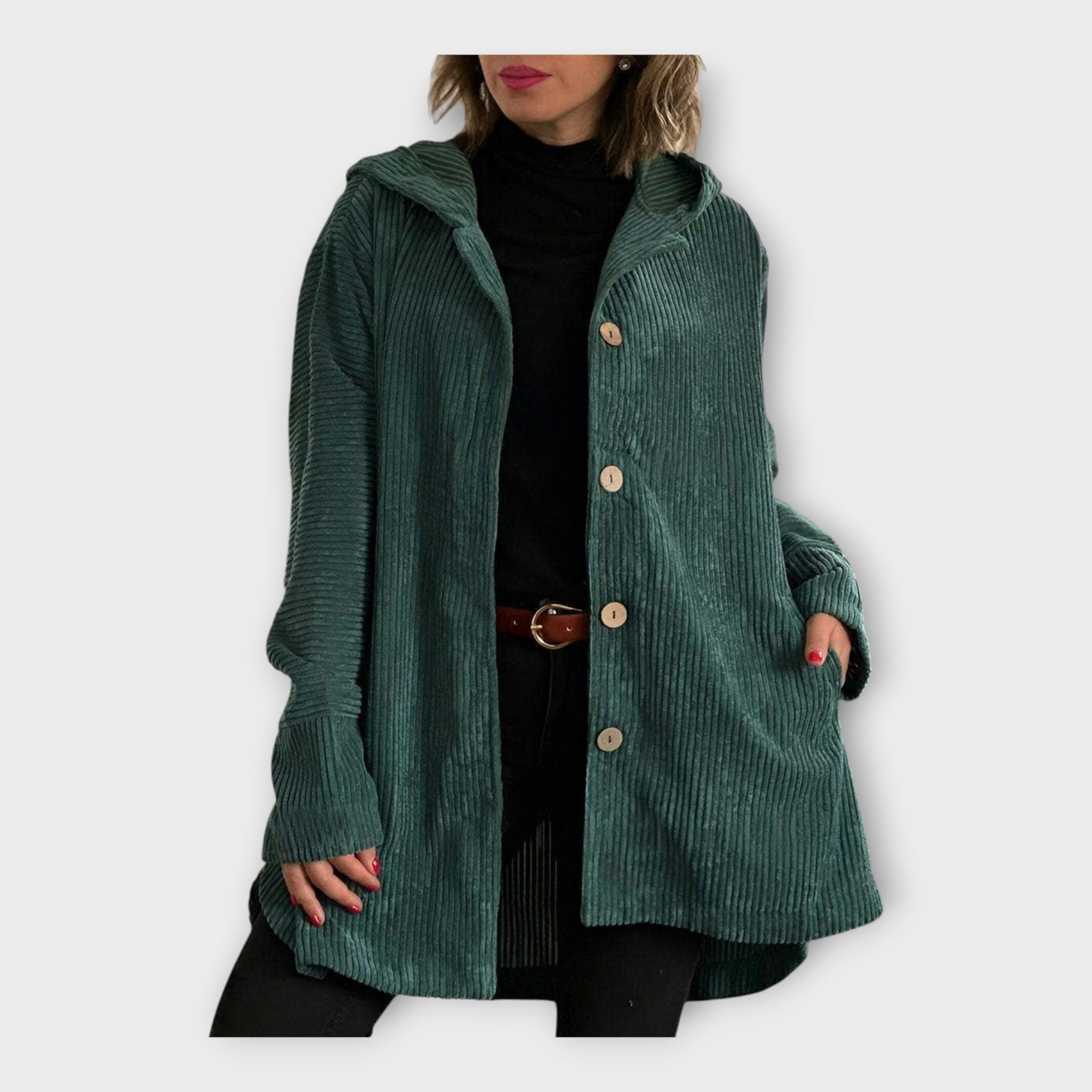 Liis | Long Casual Hooded Jumpsuits