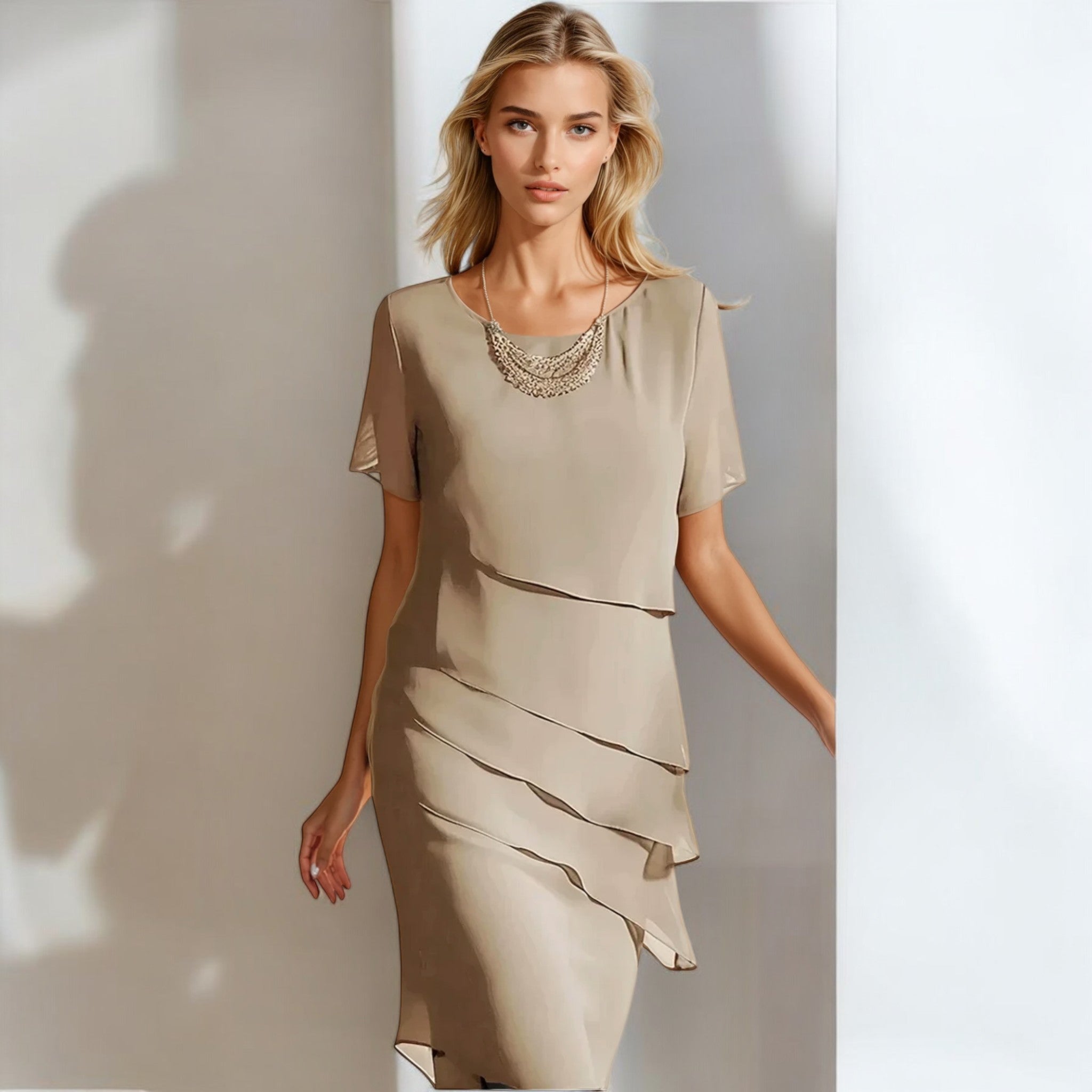 Brielle | Elegant Chiffon Dress