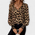Jadranka | Stylised Leopard Print Blouse