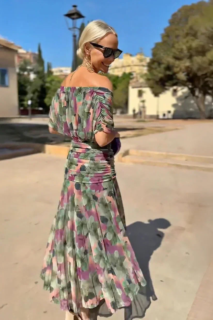Louise | Elegant Maxi Dress with V-Neck