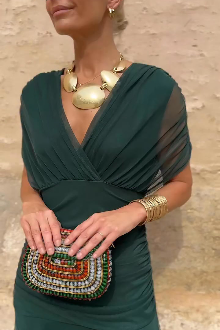 Louise | Elegant Maxi Dress with V-Neck