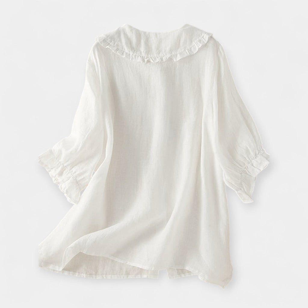 Brisa | Frilled and Collared Shirt