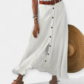 Alicia | Sheer Midi Skirt with Torn Detail