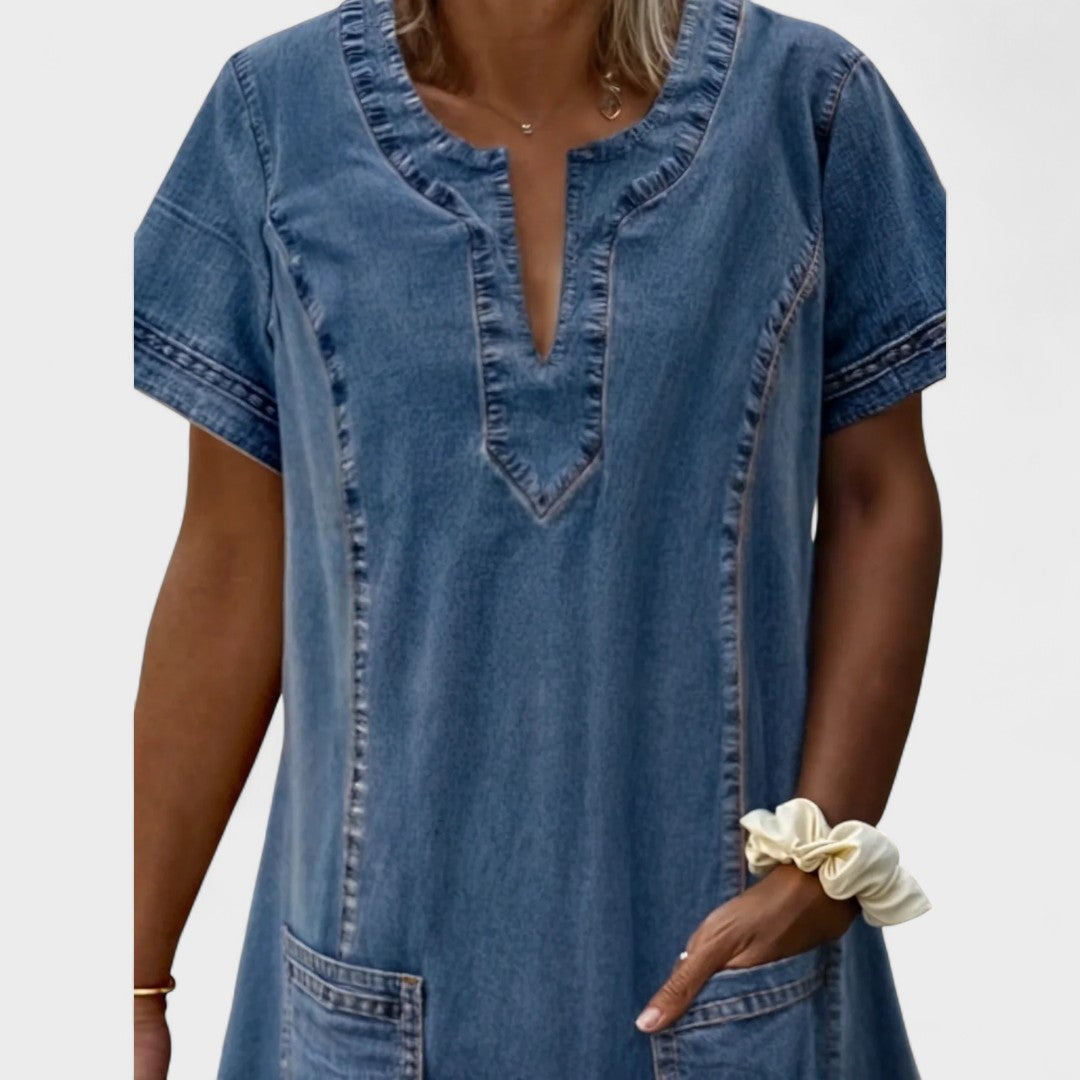 Julia | Soft Denim Dress