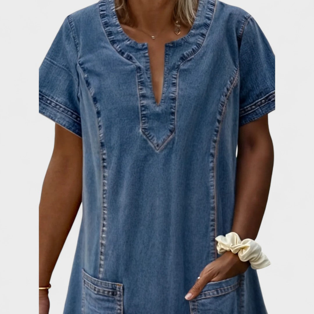 Julia | Soft Denim Dress
