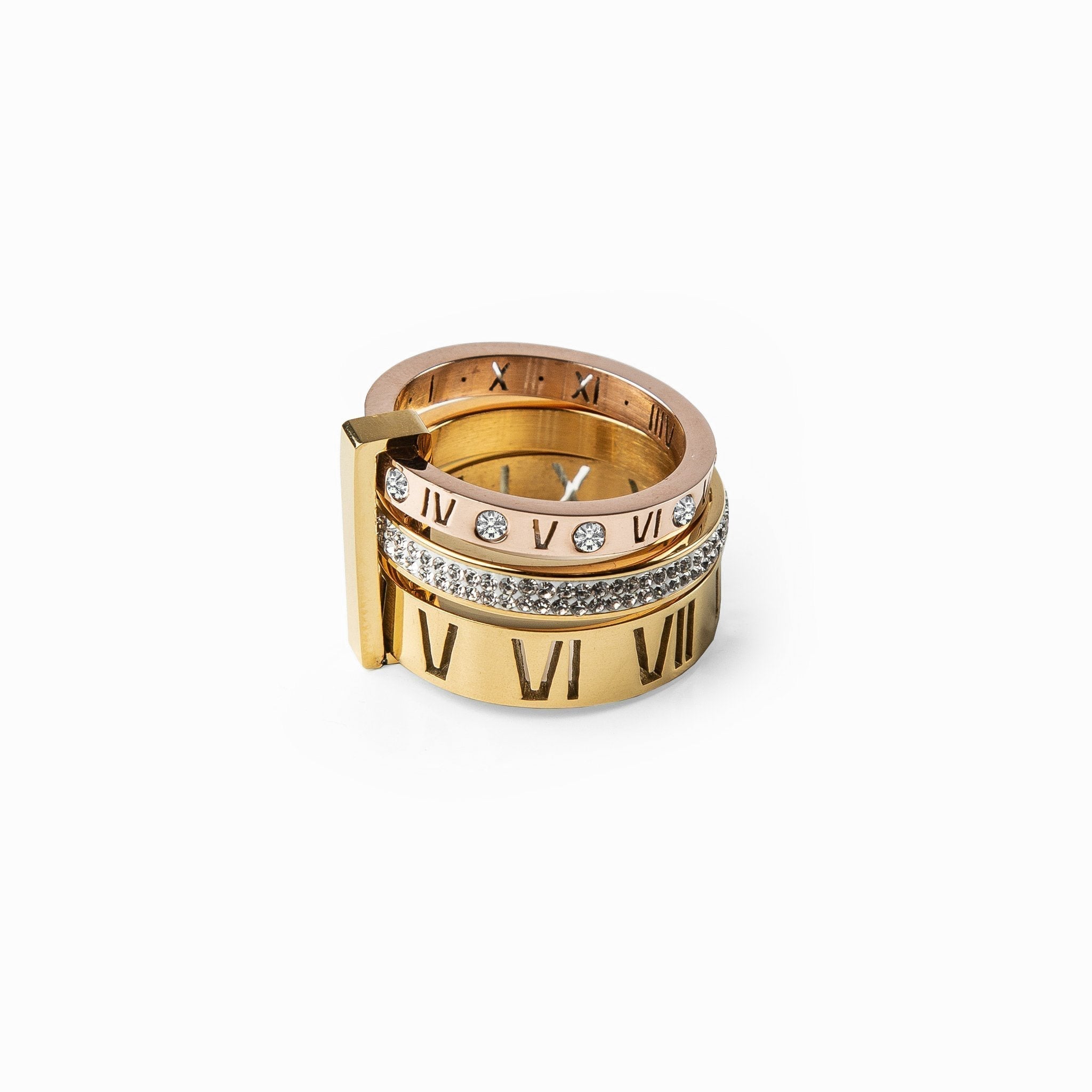 Triple Shine Ring