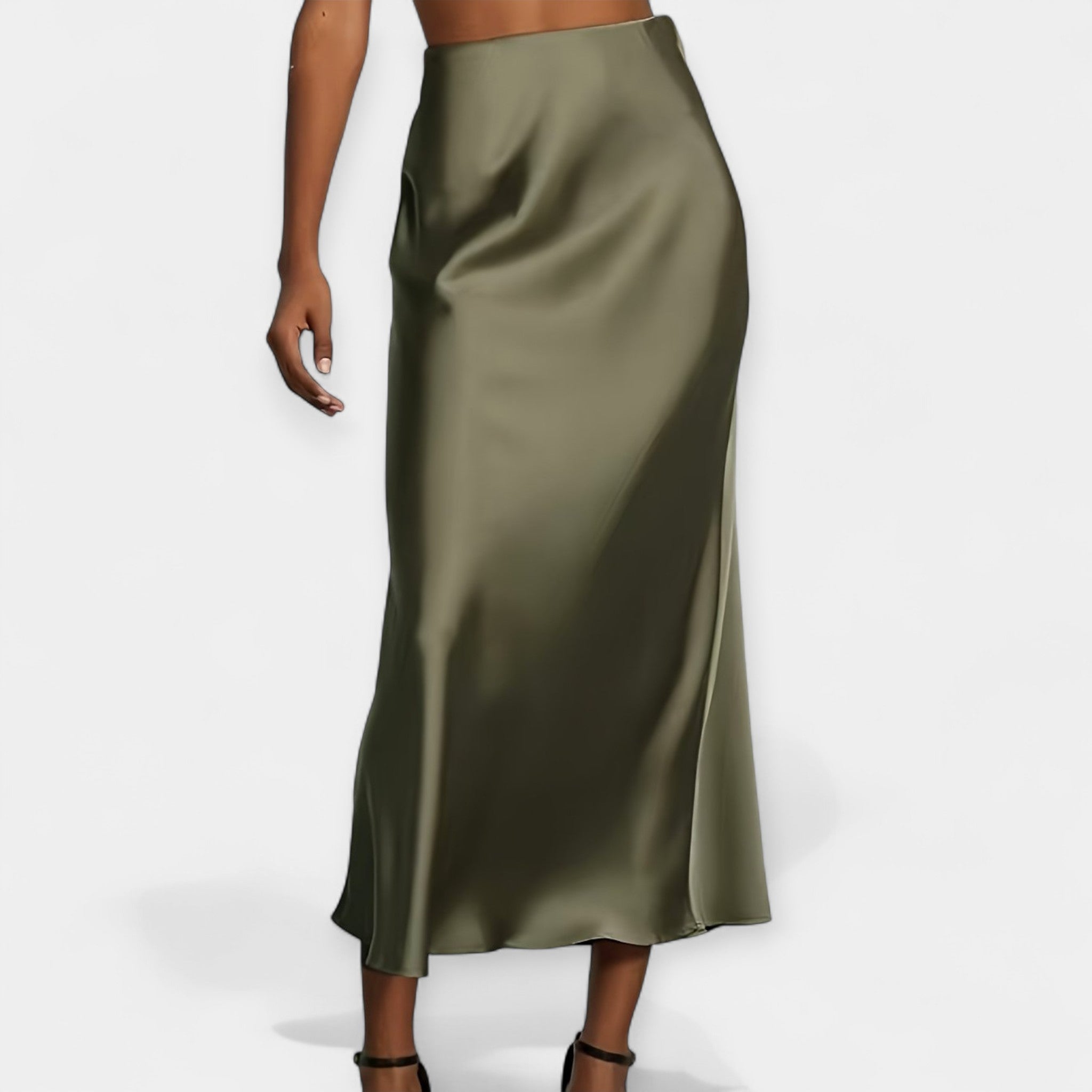 Lorena | High-Waisted Midi Skirt