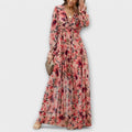 Irina | Lillelise patterned maxi dress