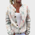 Leonor | Autumn Floral Pattern Cardigan