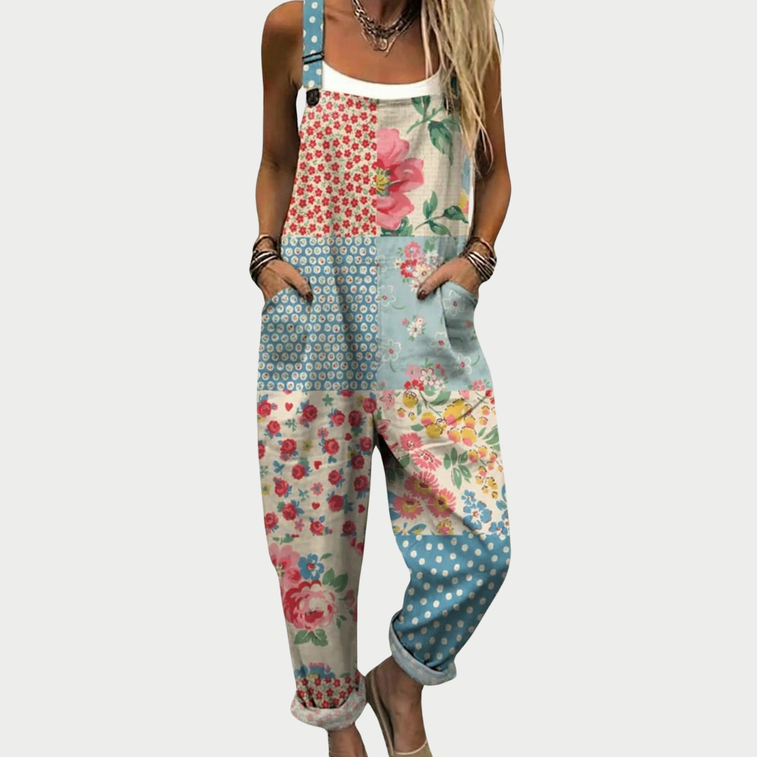 Melanie | Comfortable Printed Jumpsuit