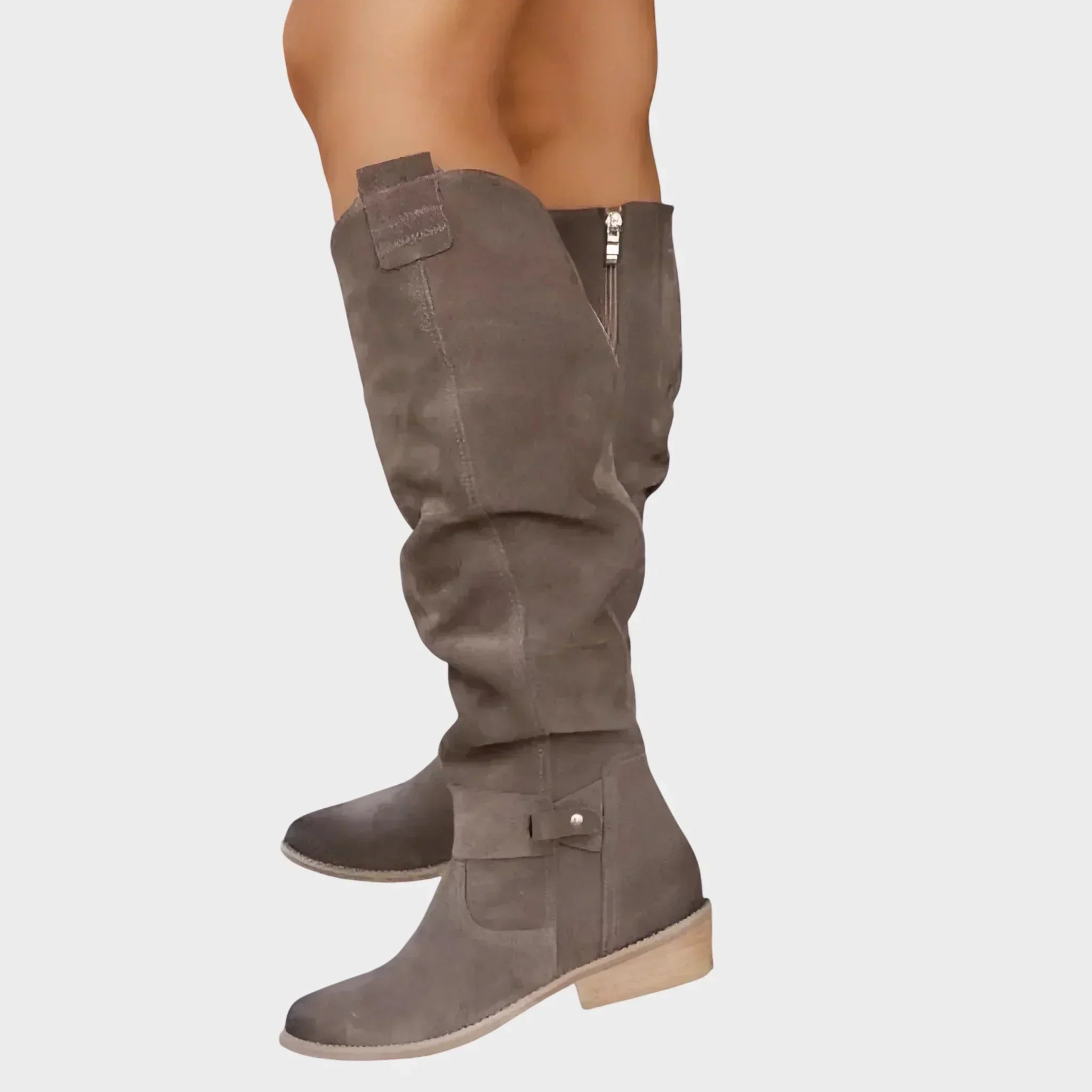 Tila | High Leather Calf Boots
