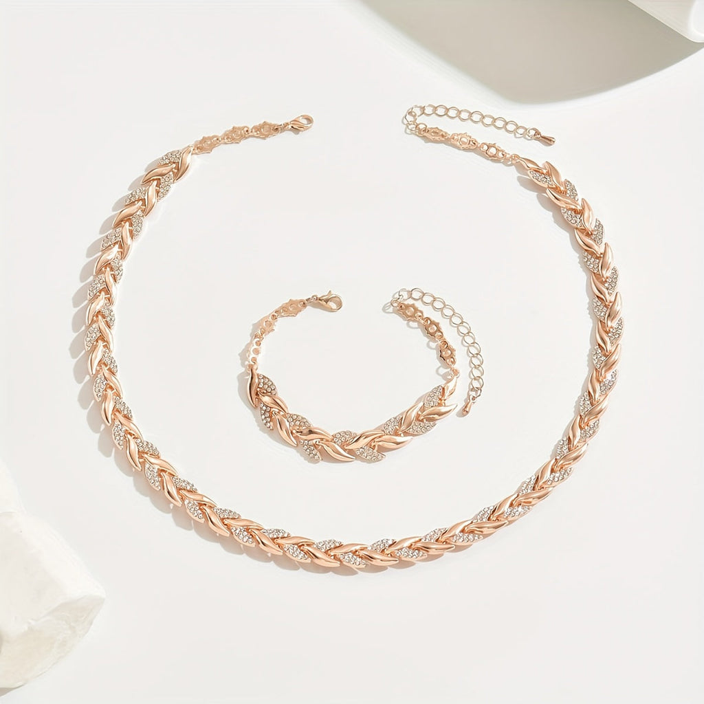 Fish Tail Crystal Set