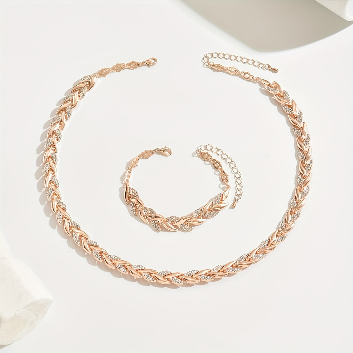 Fish Tail Crystal Set
