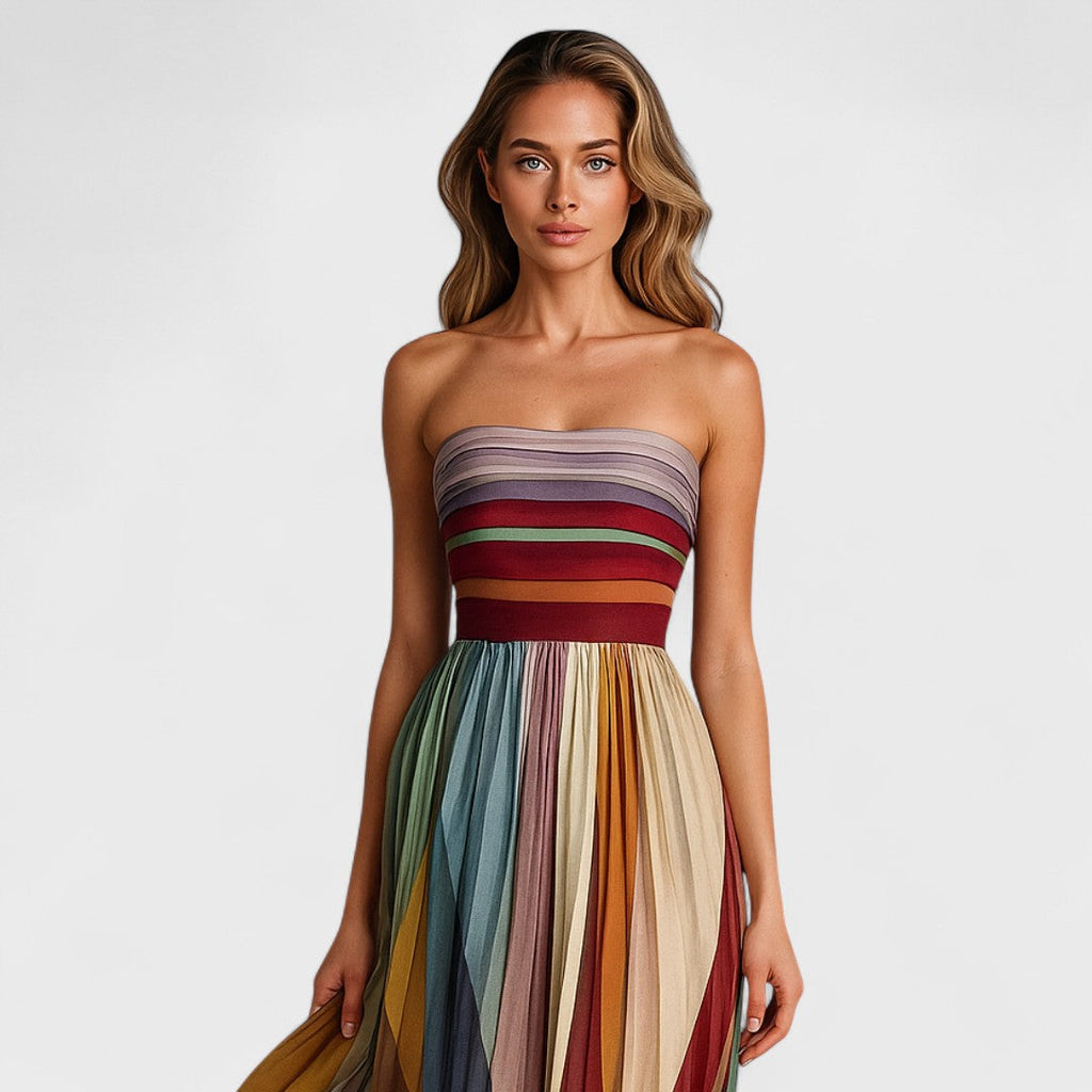 Renata | Colourful Sleeveless Dress