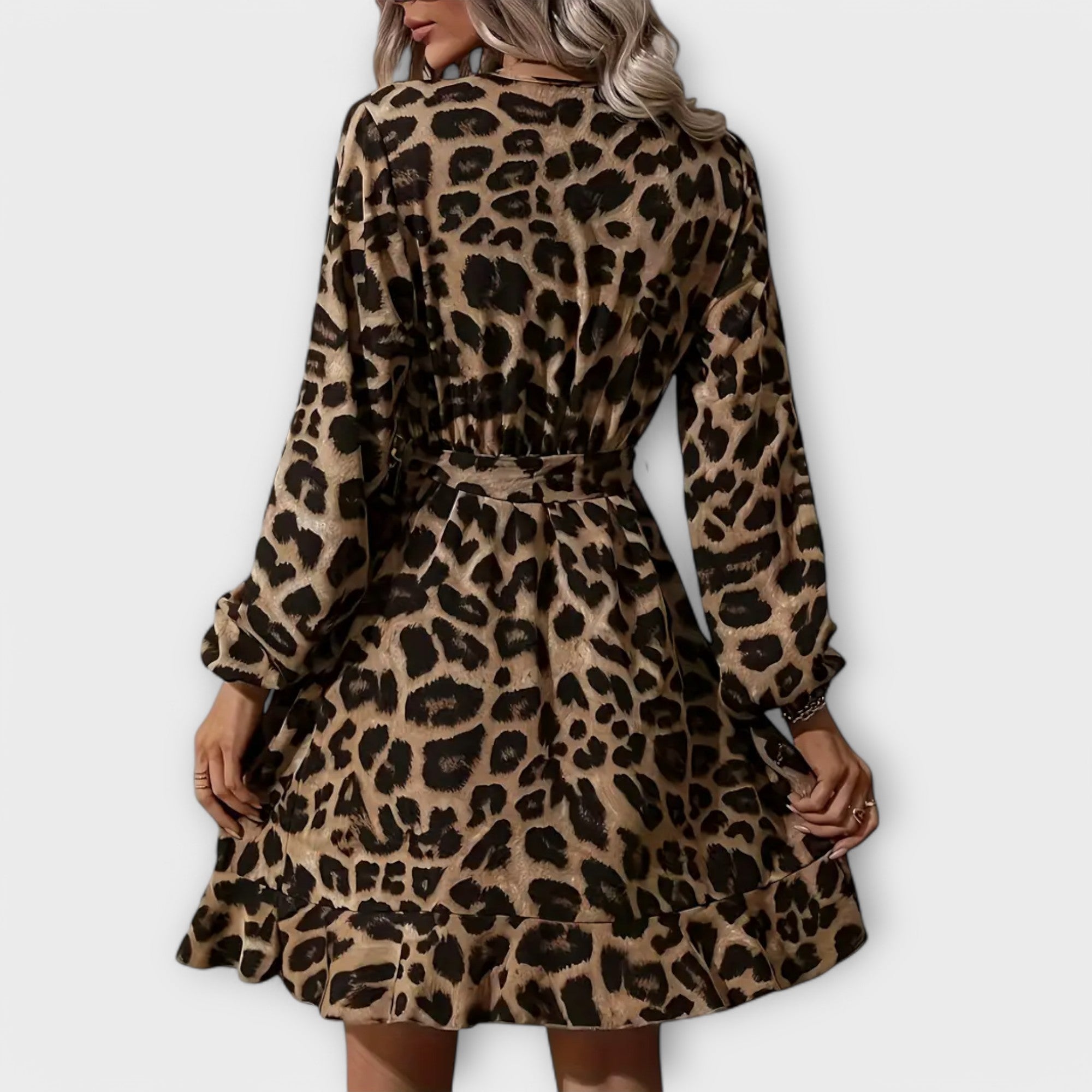 Beatriz | Leopard Print Short Dress