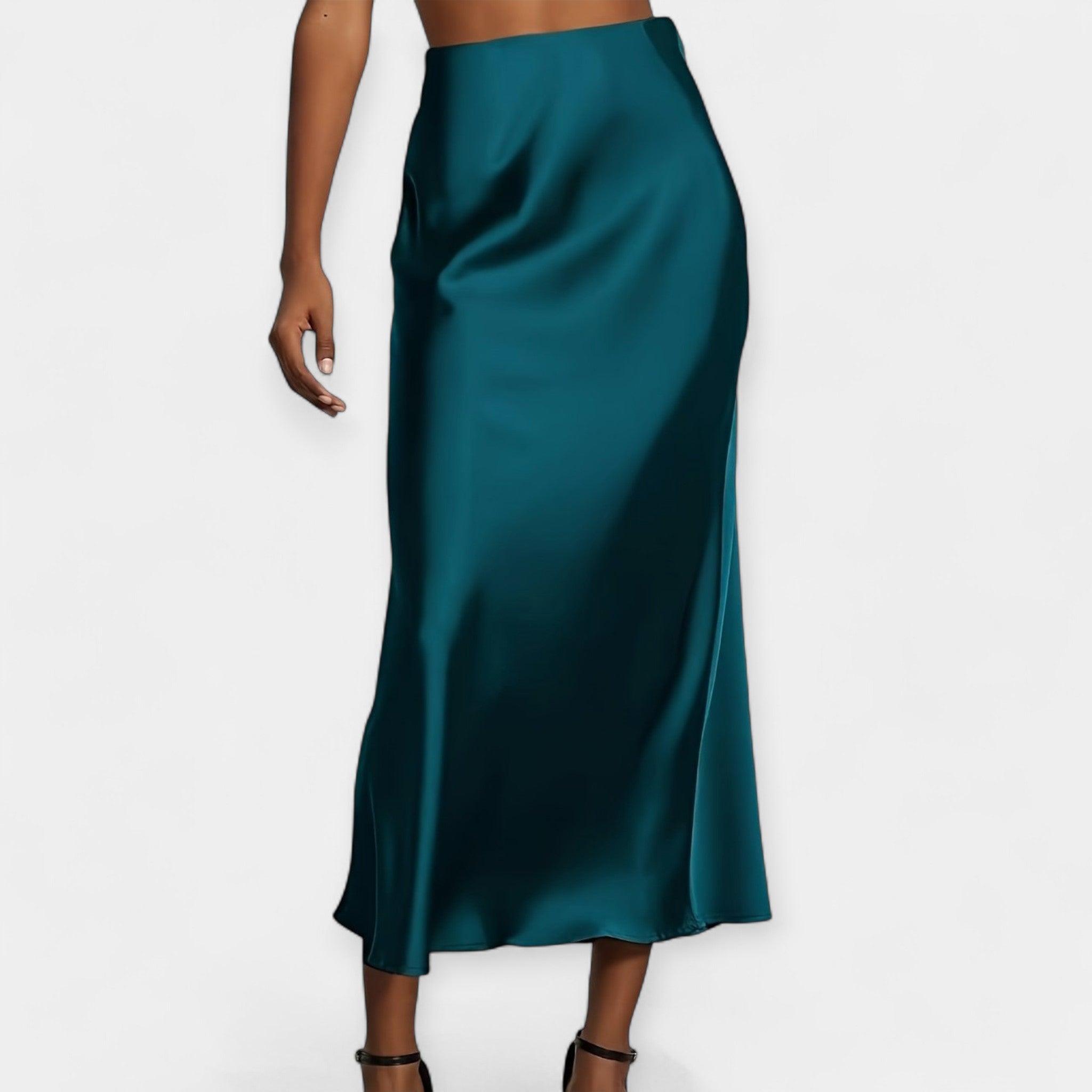 Lorena | High-Waisted Midi Skirt