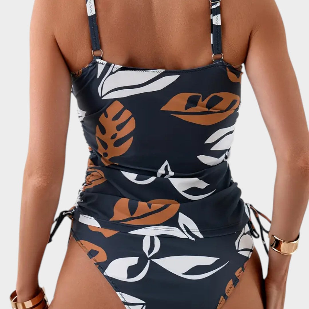 Carmen™ | Bikini with Tropical Leaf Print