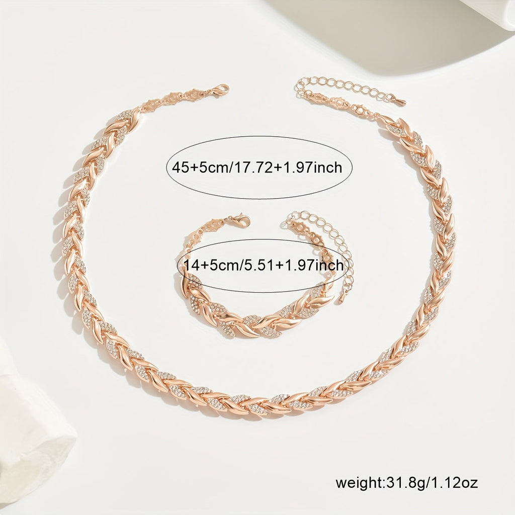 Fish Tail Crystal Set