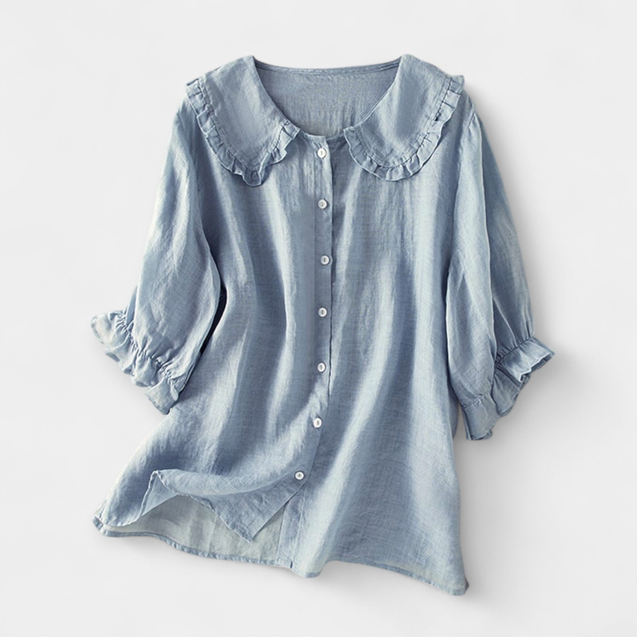 Brisa | Frilled and Collared Shirt