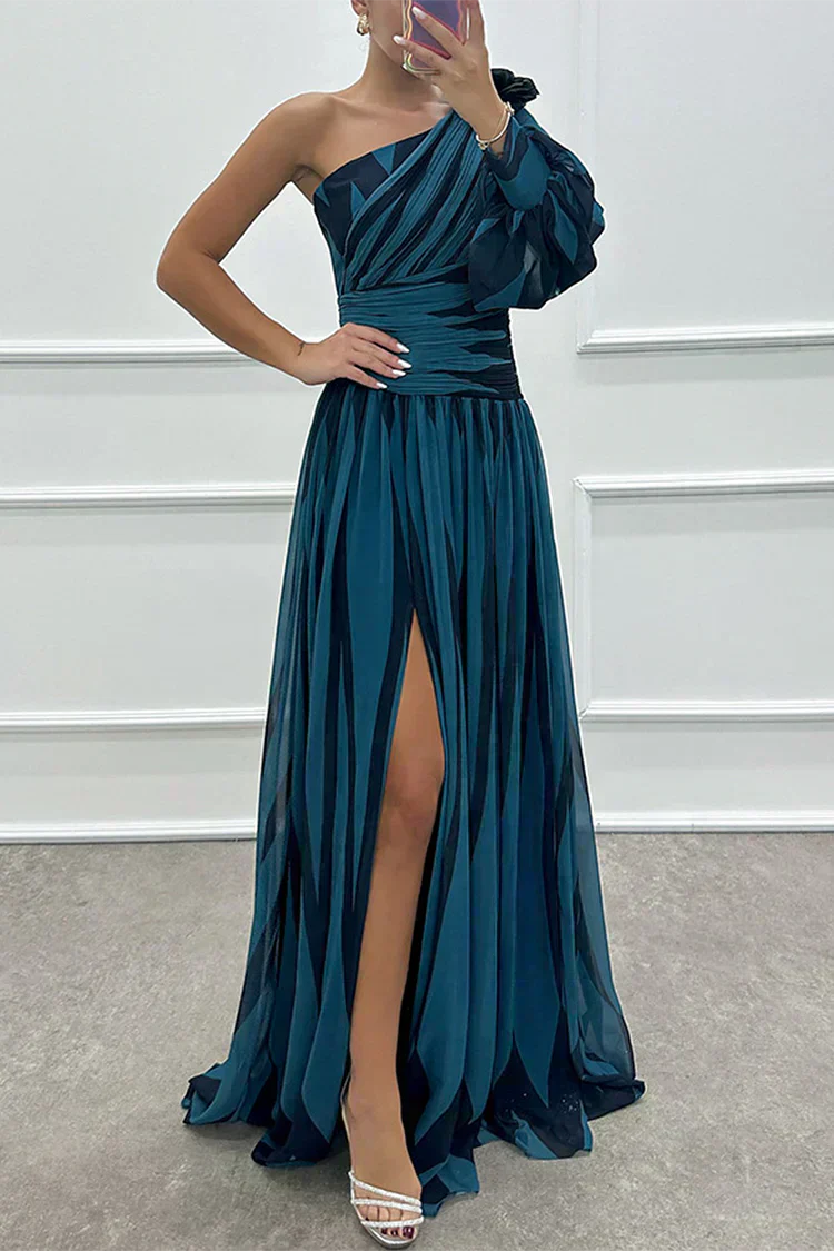 Fenna | Elegant Long Dresses with One Shoulder