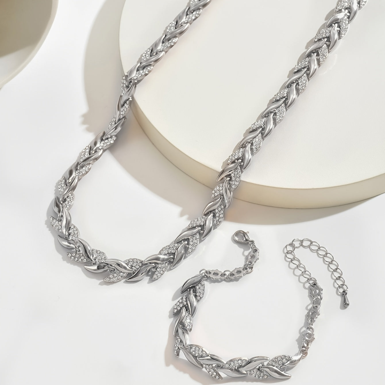 Fish Tail Crystal Set