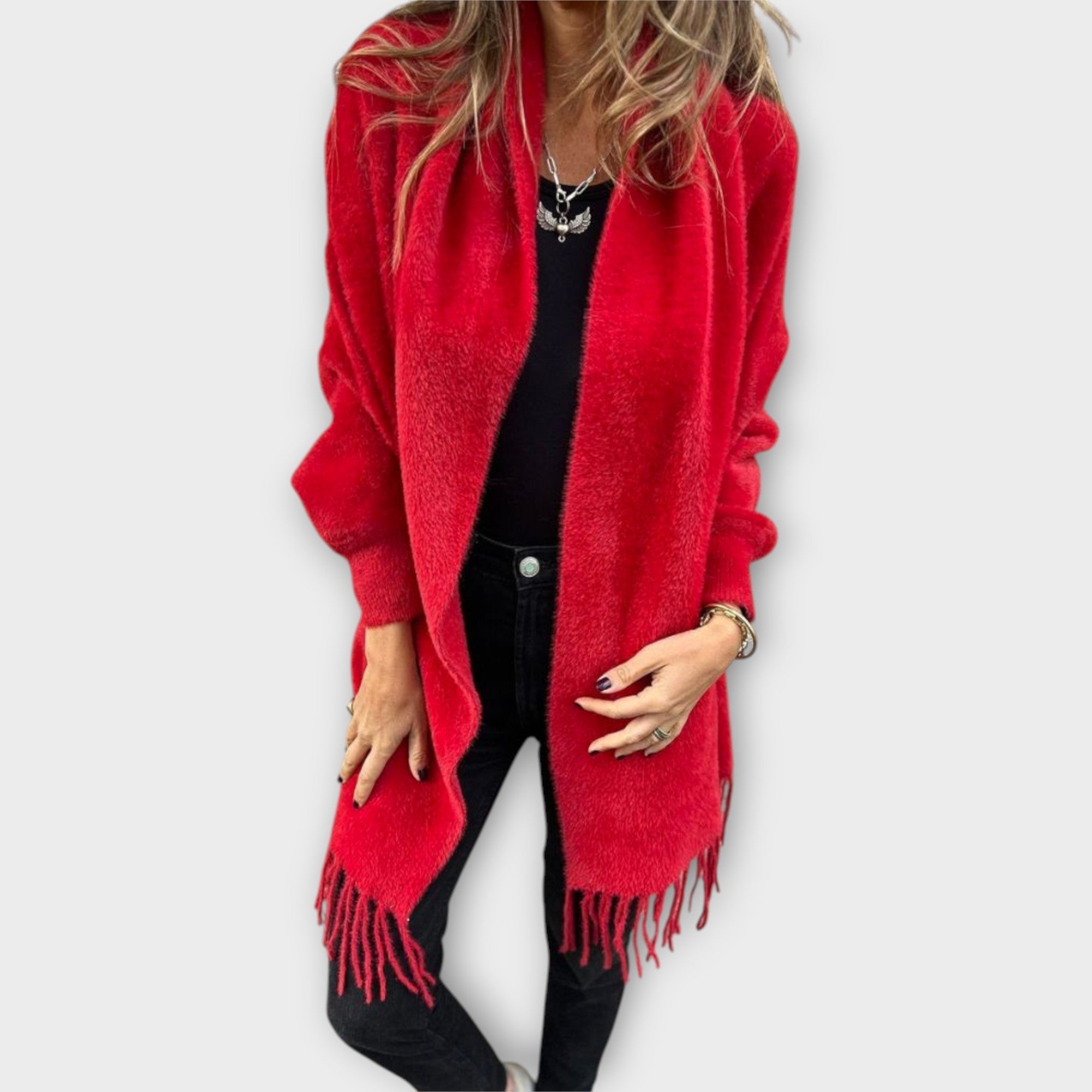 Maris | Tailored Fringed Wrap