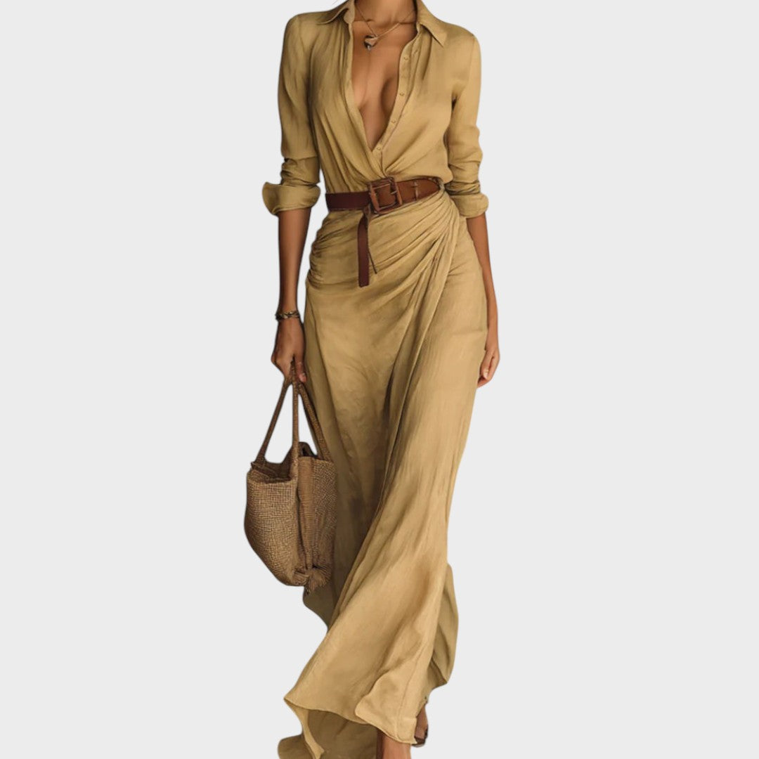 Julia | Long Maxi Dress with Long Sleeves