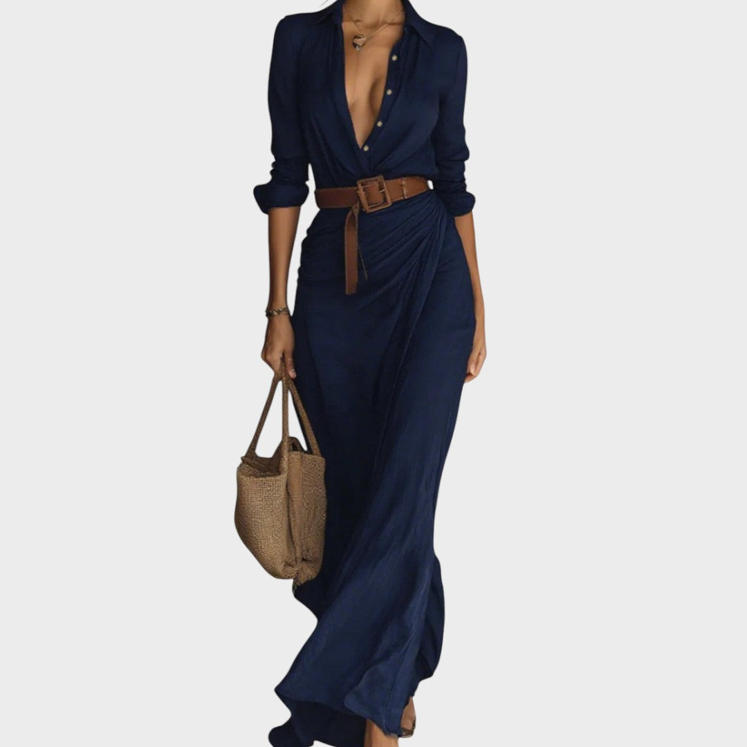 Julia | Long Maxi Dress with Long Sleeves