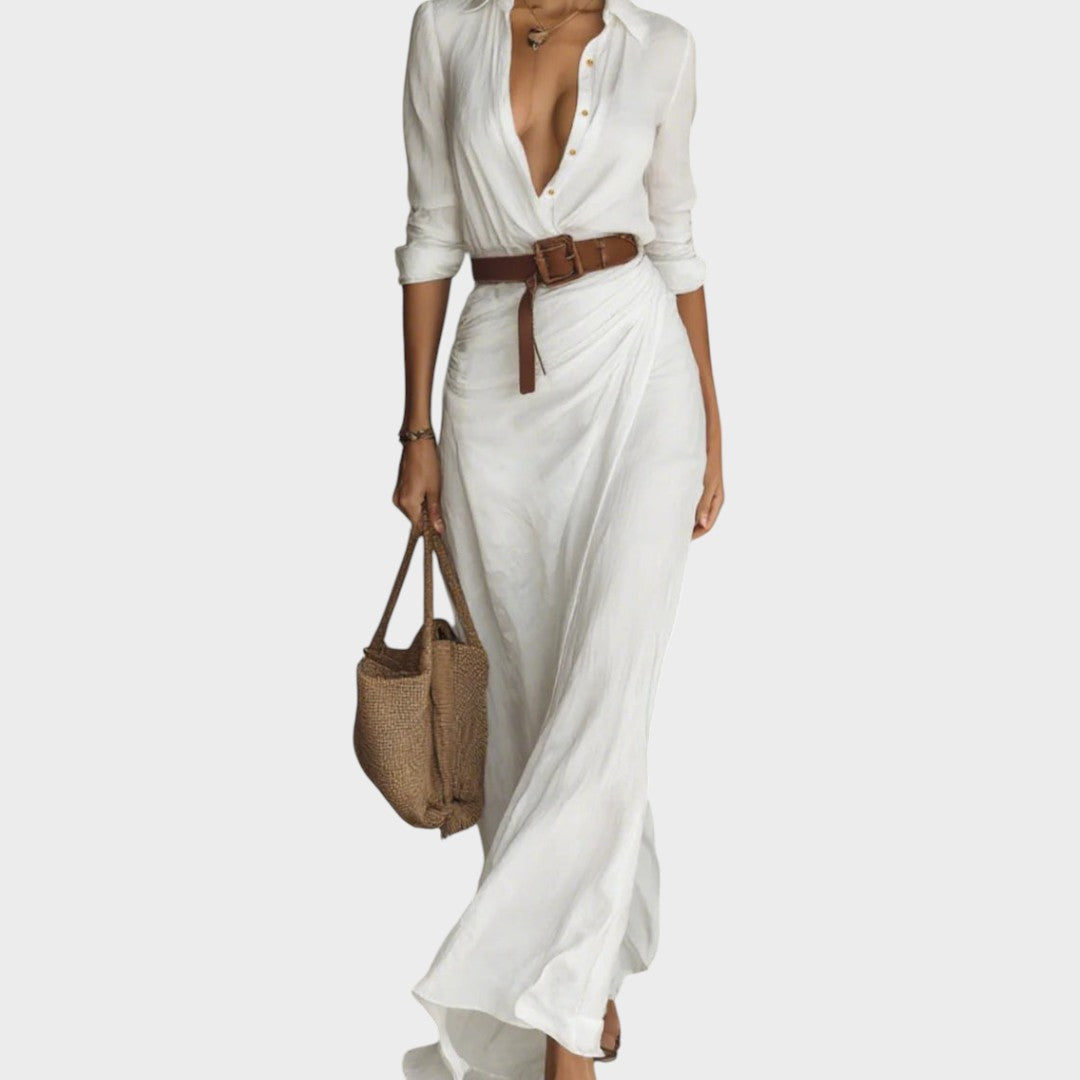 Julia | Long Maxi Dress with Long Sleeves
