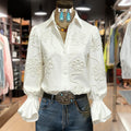 Relaxed Floral Pattern Blouse