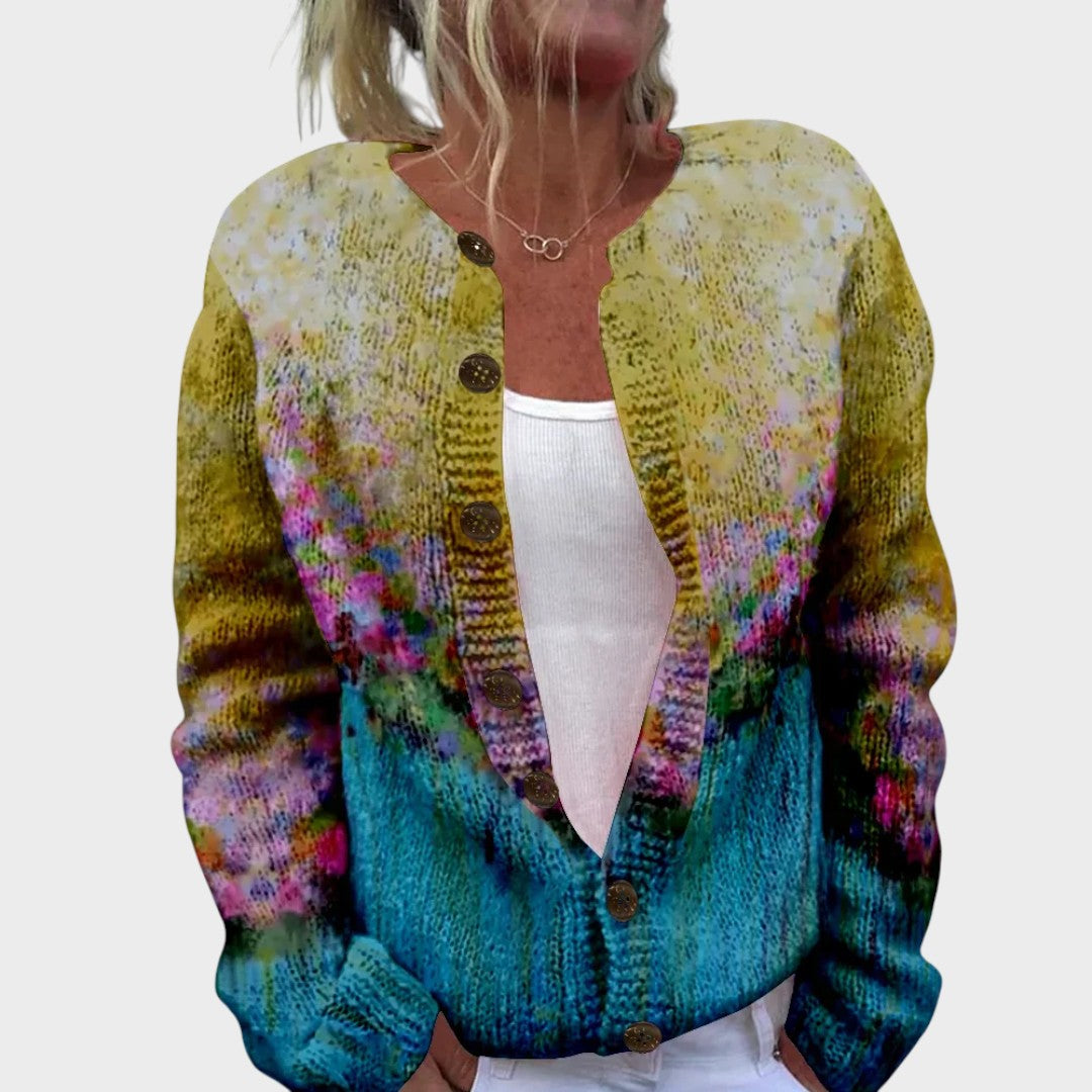 Rita | Autumn Floral Sweater