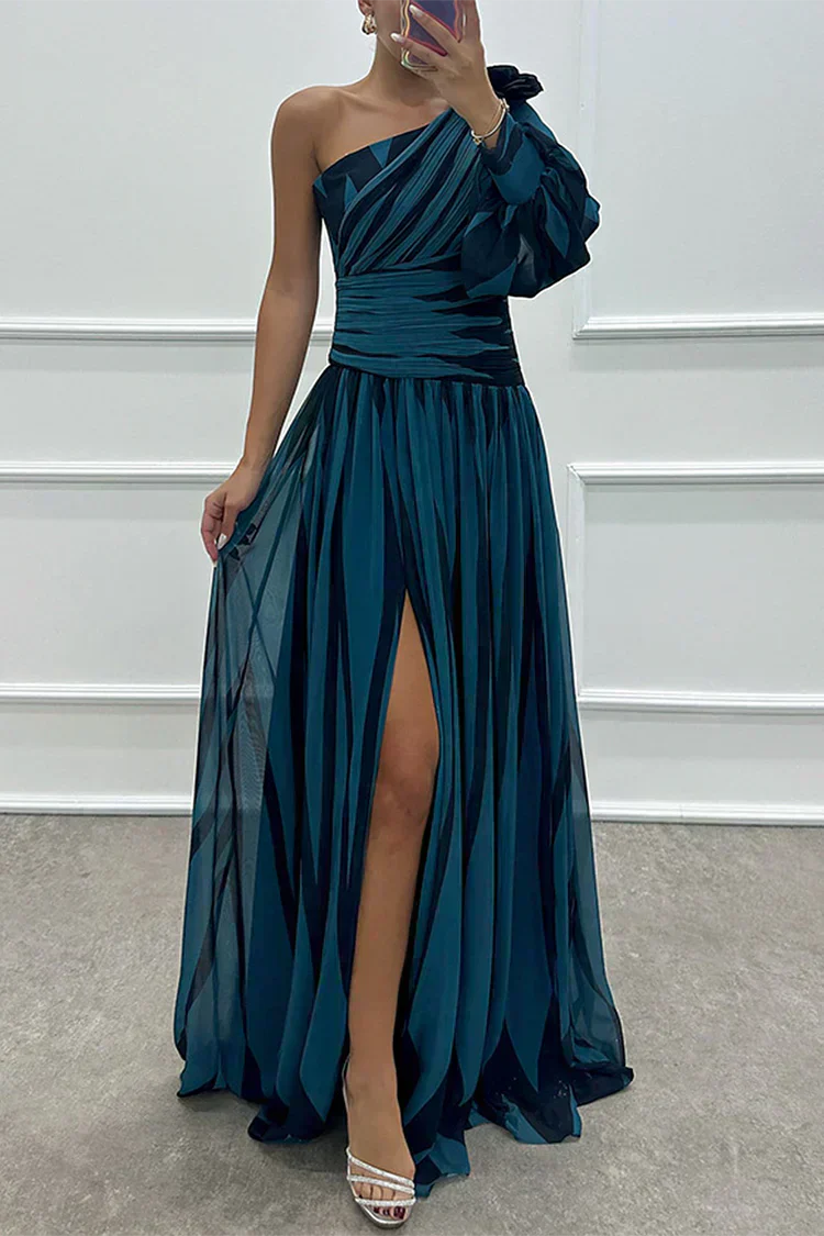 Fenna | Elegant Long Dresses with One Shoulder