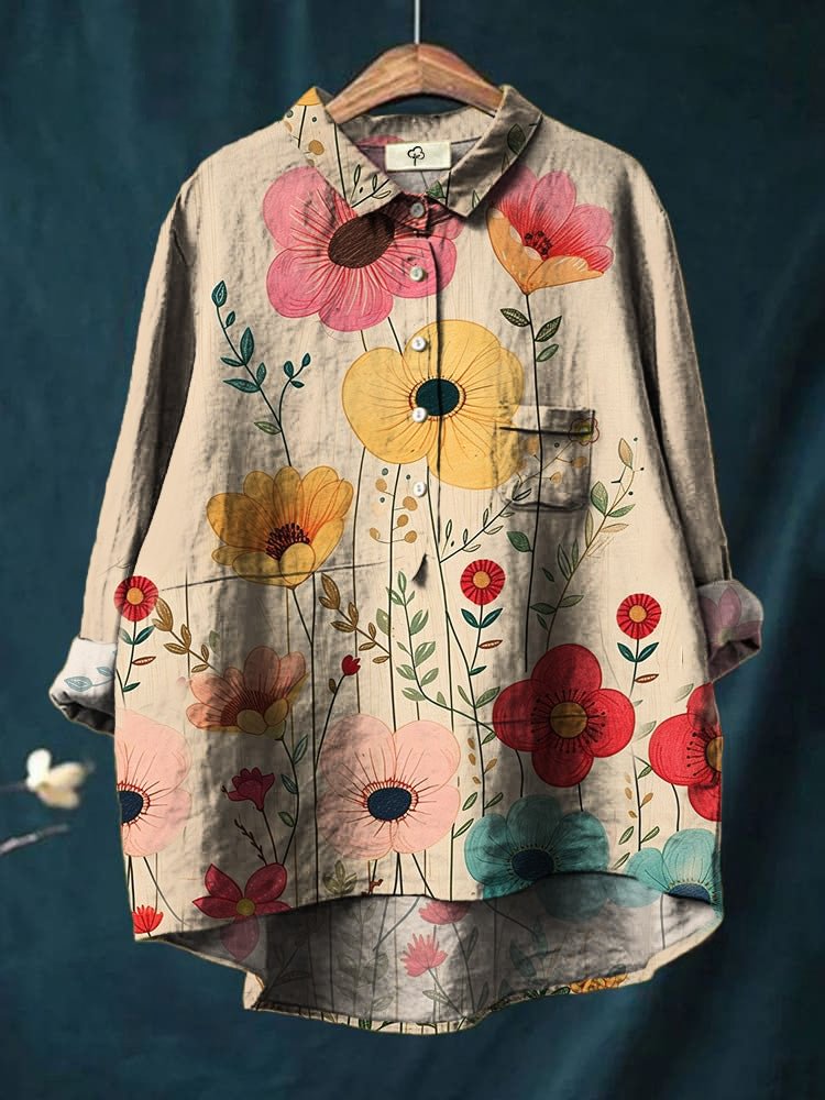 Mila | Women's Floral-Inspired Casual Shirt