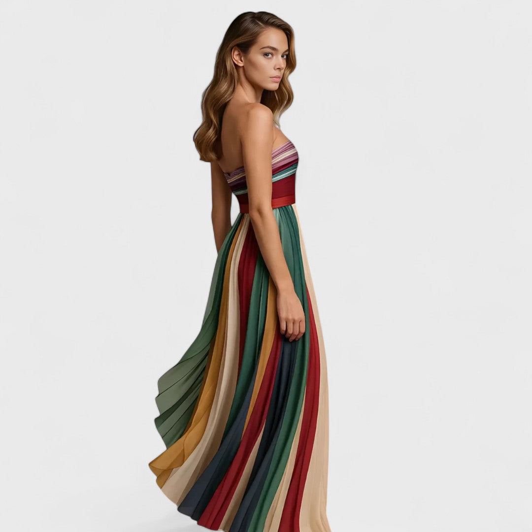 Renata | Colourful Sleeveless Dress