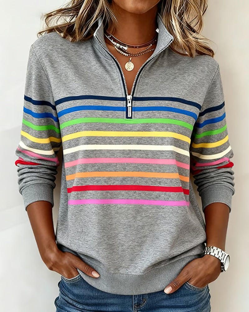 Uschi | Elegant Jumper with Quarter Zip
