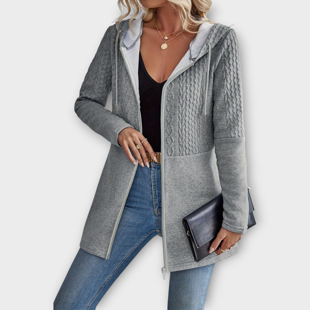 Mariliis | Stylish Jacket with Hood and Modern Details