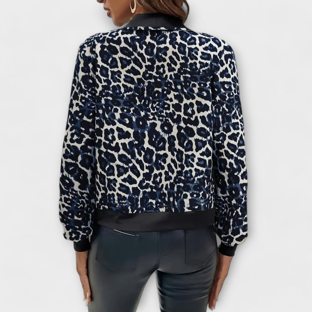 Raquel | Elegant Leopard Print Jacket