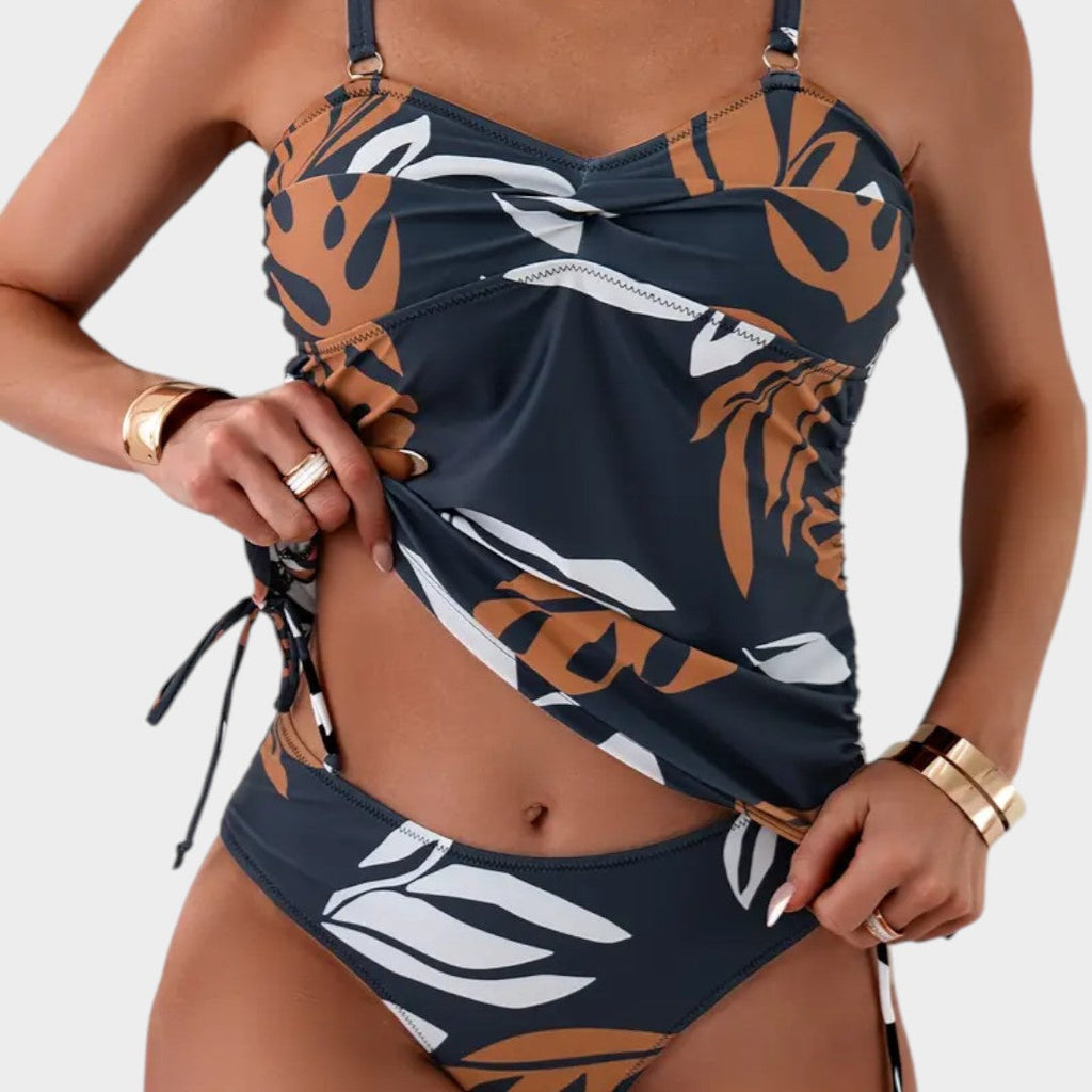 Carmen™ | Bikini with Tropical Leaf Print