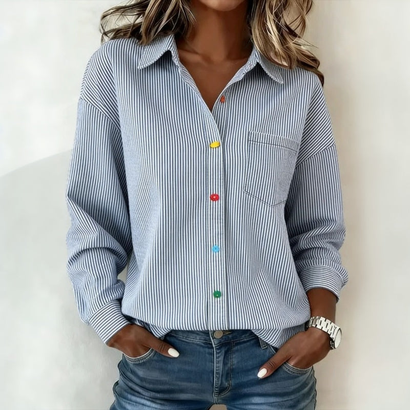Relaxed Striped Blouse