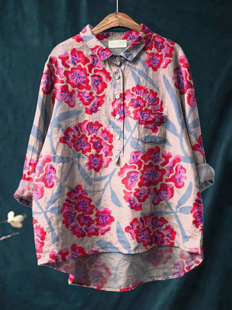 Rosalia | Women's Soft Floral Print Casual Shirt